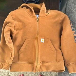 Hooded, Carhart sweatshirt, jacket